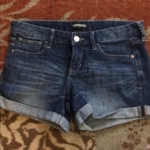 Express jean shorts